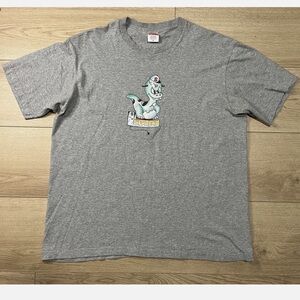 Supreme Dino T shirt grey ss2020 size medium